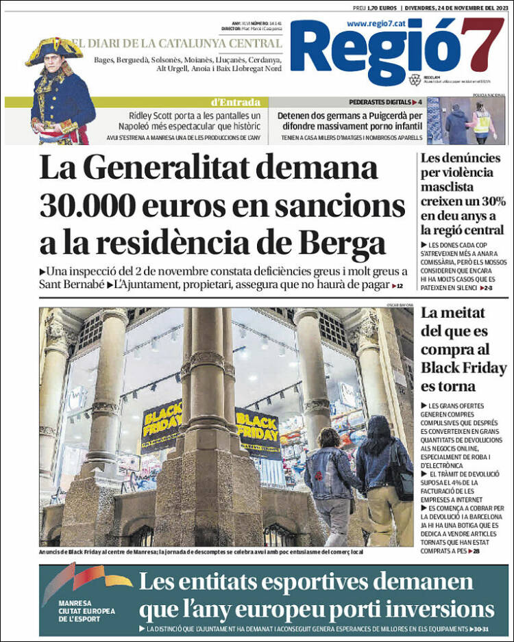 Portada de Regio7 (España)