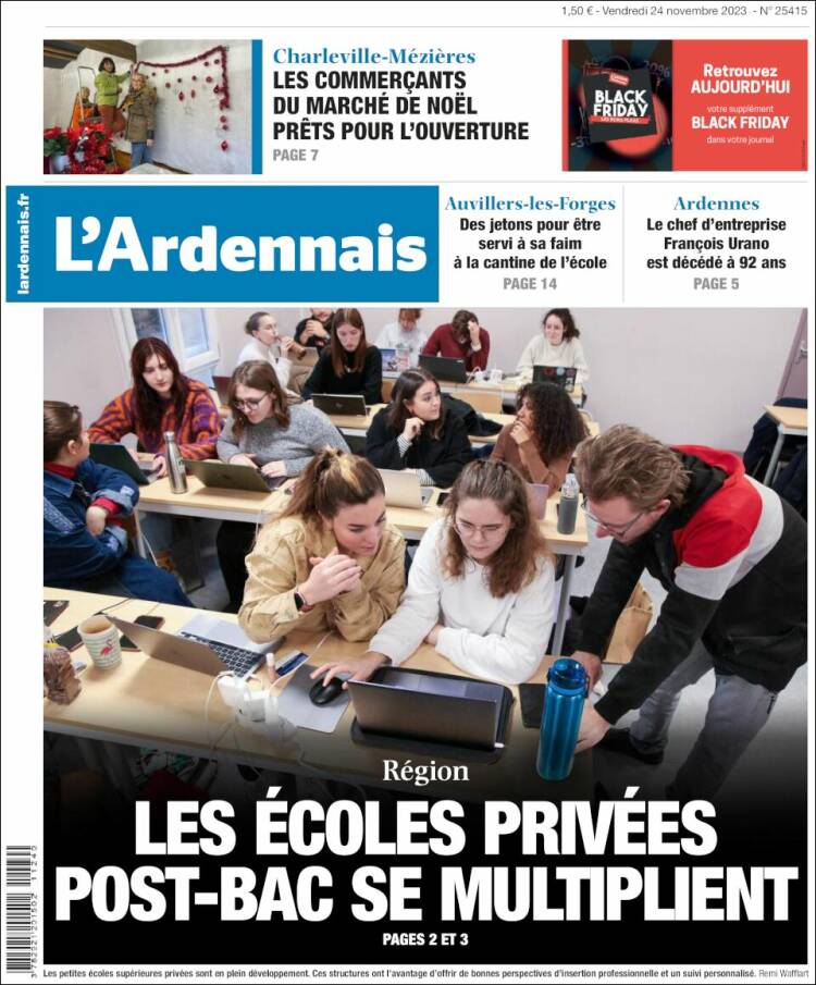 Portada de L'Ardenais (Francia)