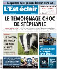Portada de L'Est Eclair (Francia)