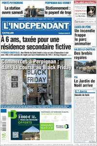 Portada de Le Indépendant (Francia)