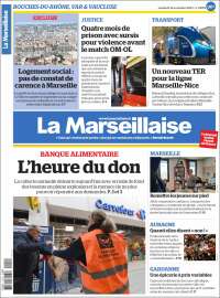 Portada de La Marseillaise (Francia)