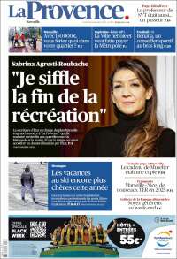 Portada de La Provence (Francia)