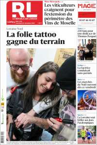 Portada de Le Republicain Lorrain (Francia)