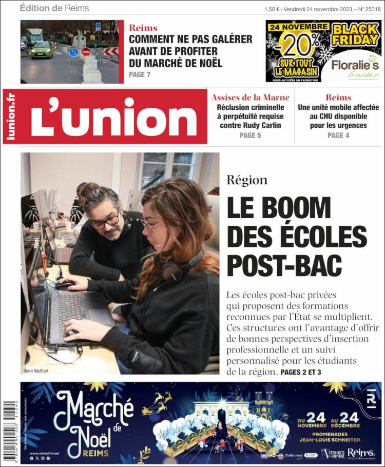 Portada de L'Union (Francia)