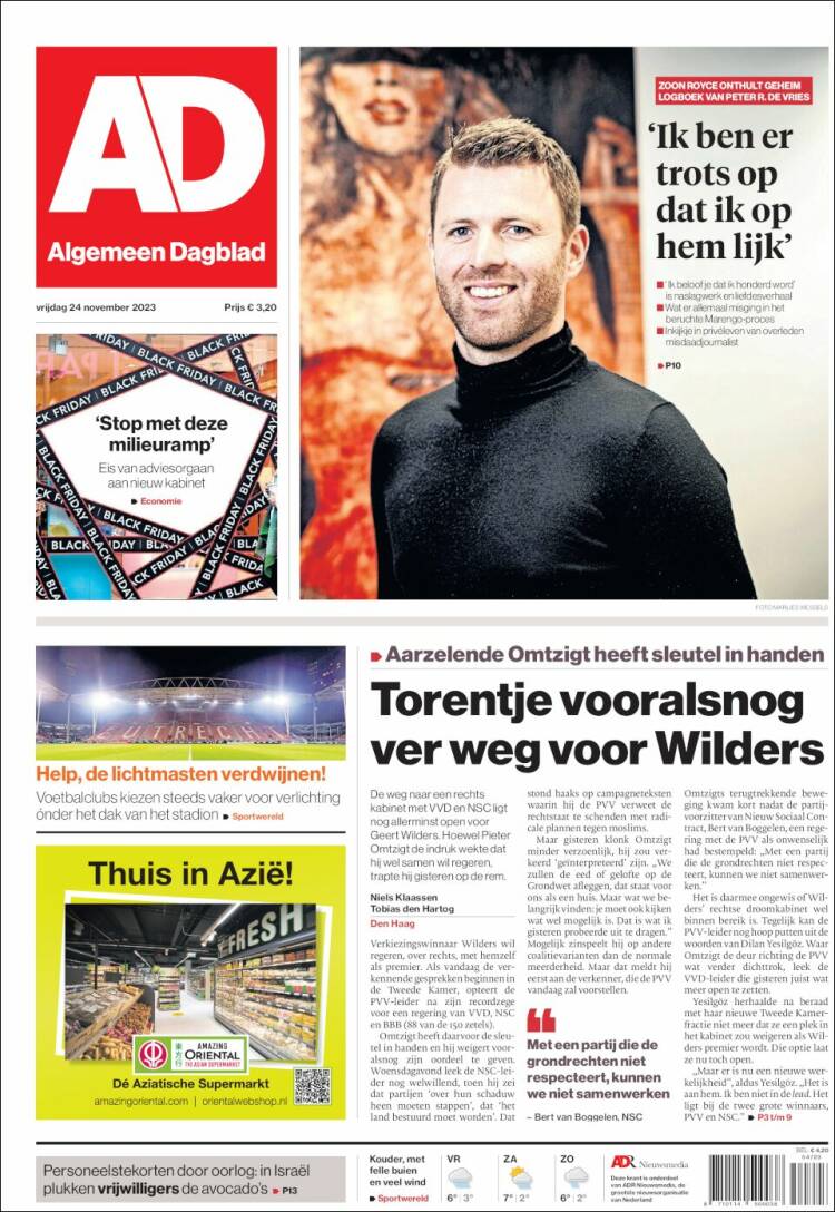 Portada de AD (Pa&iacute;ses Bajos)