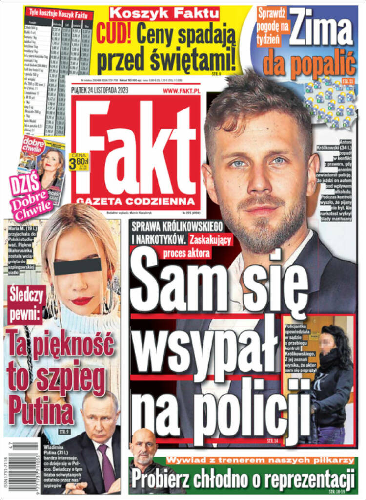 Portada de Fakt (Polonia)