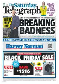 Portada de The Daily Telegraph (Australia)