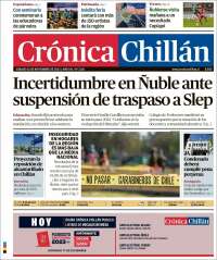Portada de Crónica Chillán (Chile)