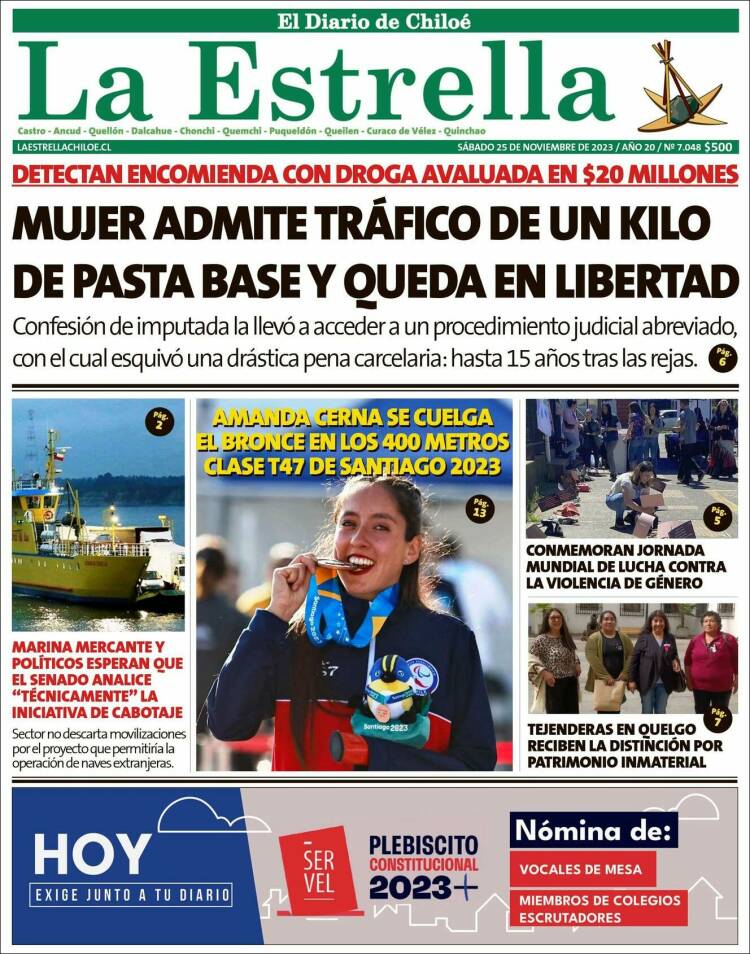 Portada de Estrella de Chiloé (Chile)