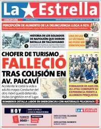 Portada de La Estrella de Concepción (Chile)