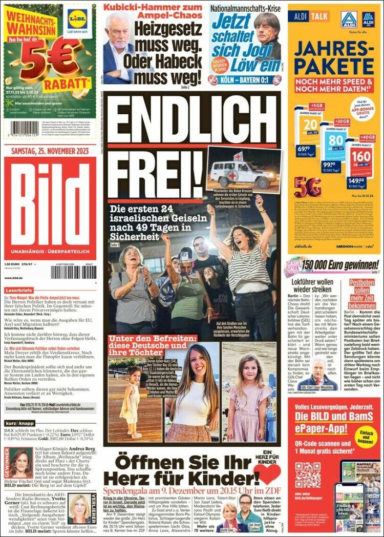 Portada de Bild (Alemania)