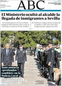 Portada de ABC - Sevilla (España)