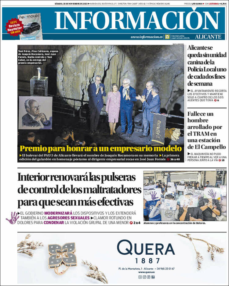 Portada de Diario Información (España)