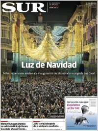 Portada de Diario el Sur (España)