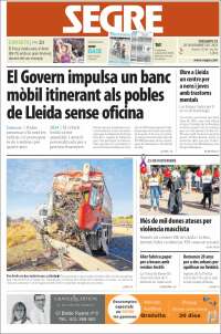 Portada de Segre (España)