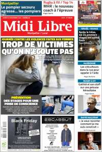 Portada de Midi Libre (Francia)
