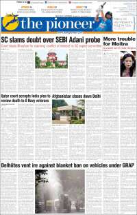 Portada de The Pioneer (India)