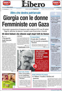 Portada de Libero (Italia)