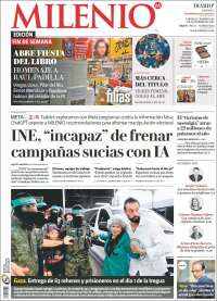 Portada de Milenio (México)