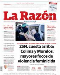 Portada de La Razón (México)