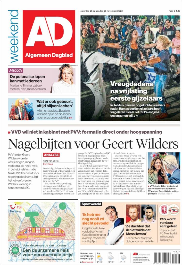 Portada de AD (Pa&iacute;ses Bajos)