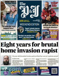 Portada de The Press and Journal (Reino Unido)