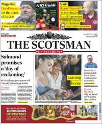 Portada de The Scotsman (Reino Unido)