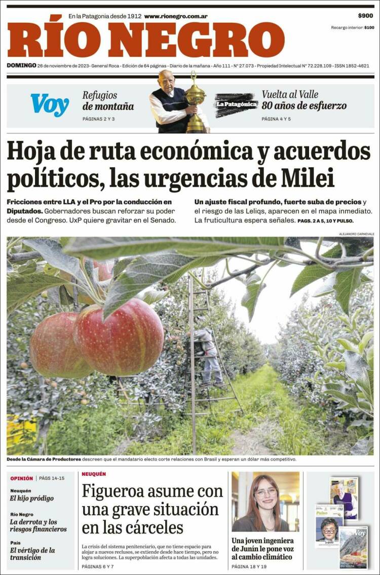 Portada de Rio Negro (Argentina)