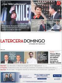 Portada de La Tercera (Chile)