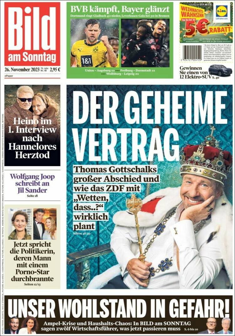 Portada de Bild (Alemania)