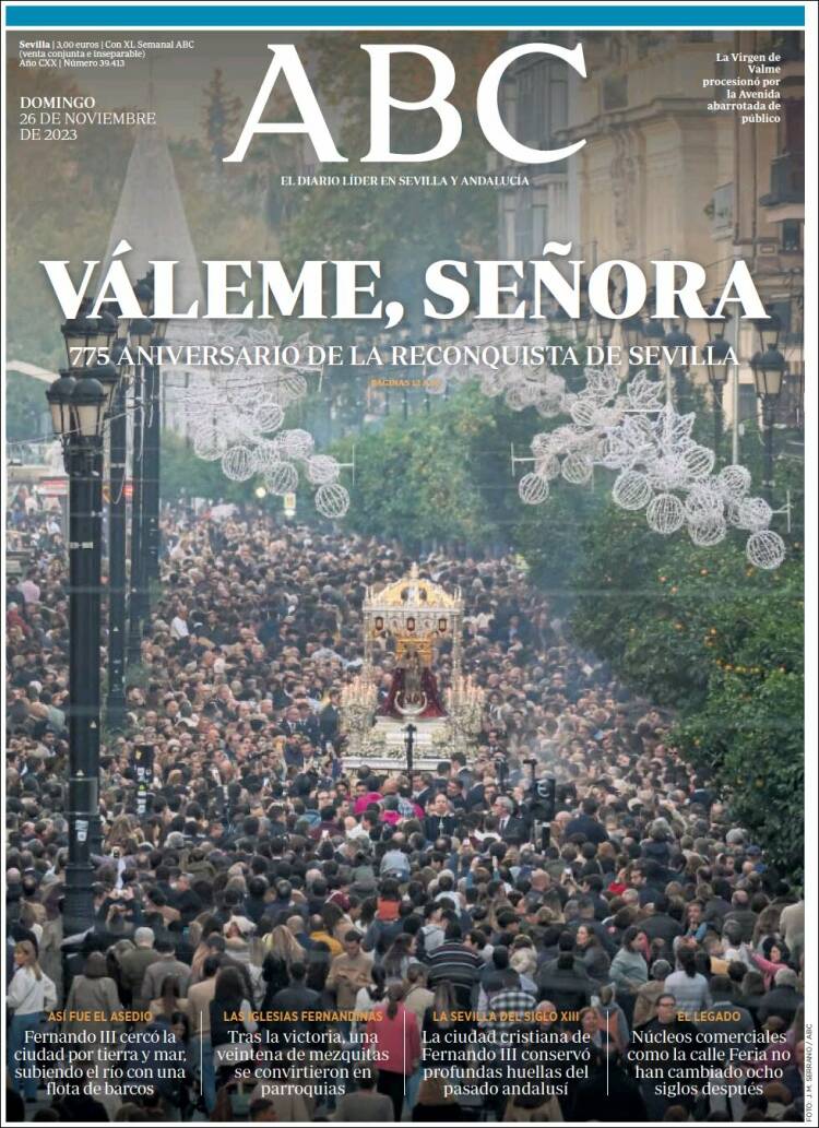 Portada de ABC - Sevilla (España)