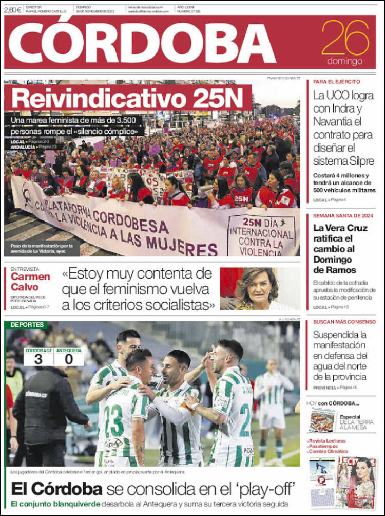 Portada de Diario de Córdoba (España)