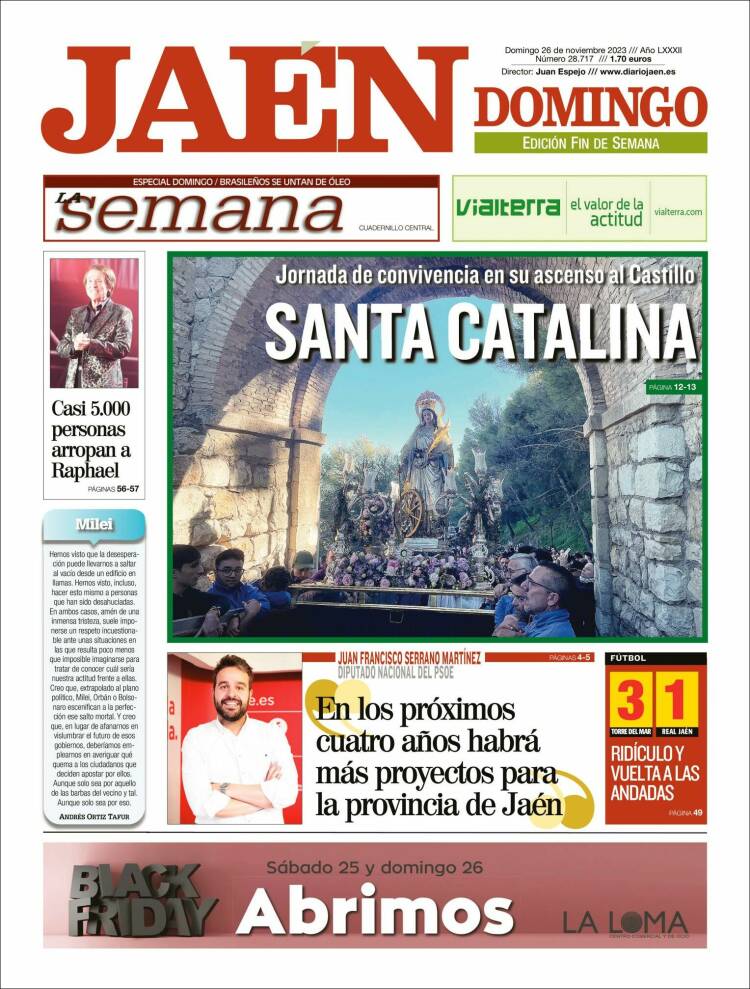 Portada de Diario Jaén (España)