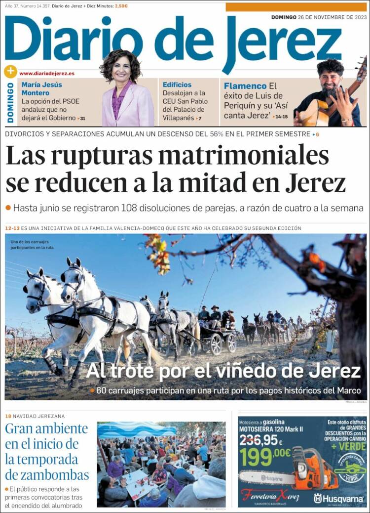 Portada de Diario de Jerez (España)