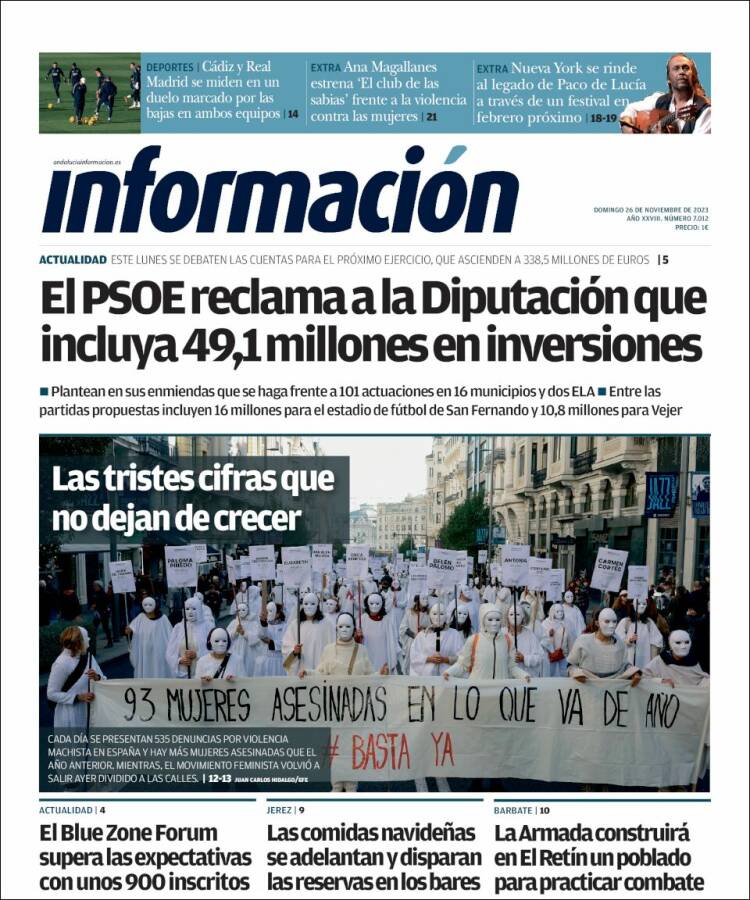 Portada de Información - Jerez (España)