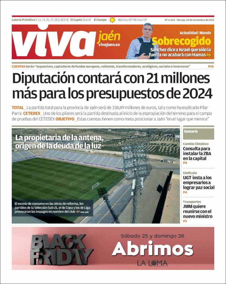 Portada de Viva Jaén (España)