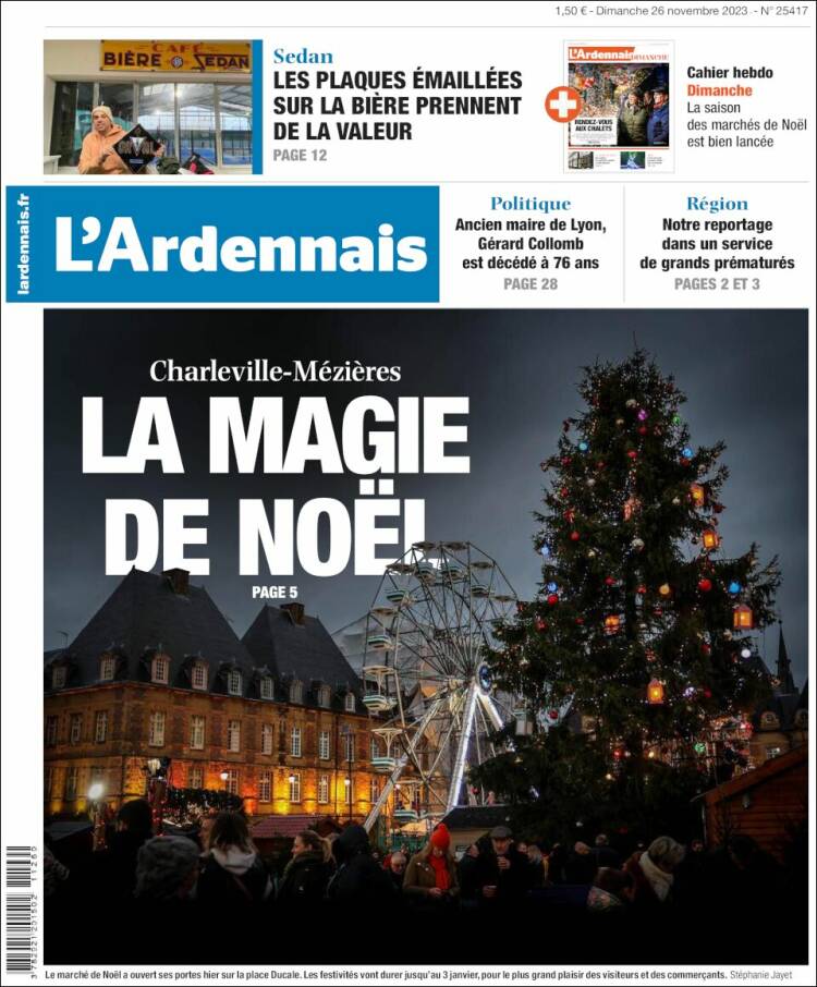 Portada de L'Ardenais (Francia)