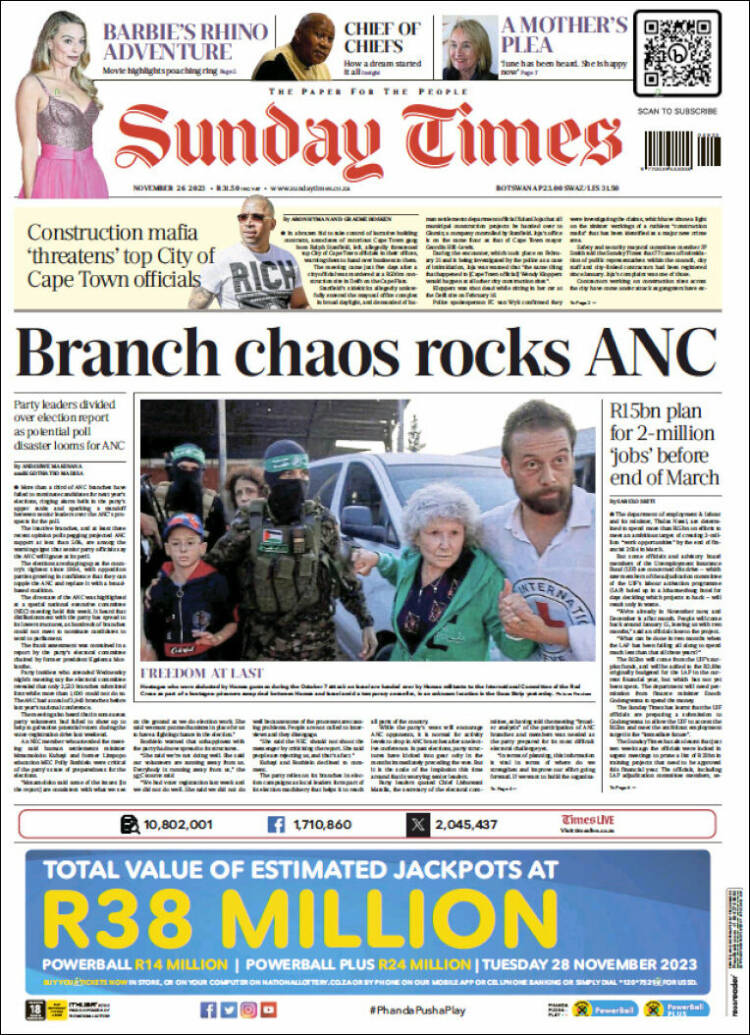 Portada de Hürriyet (Turqu&iacute;a)