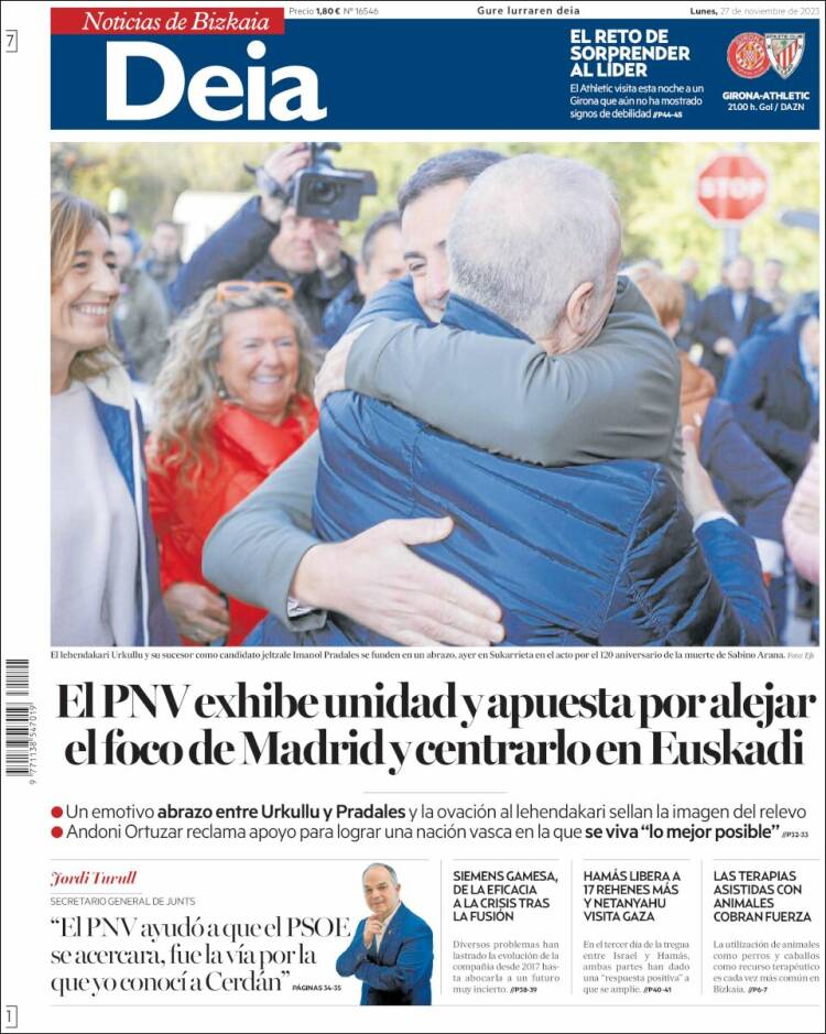 Portada de Deia (España)