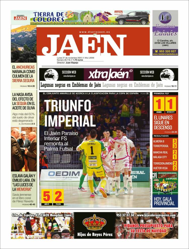 Portada de Diario Jaén (España)