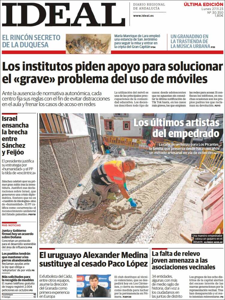 Portada de Ideal (España)