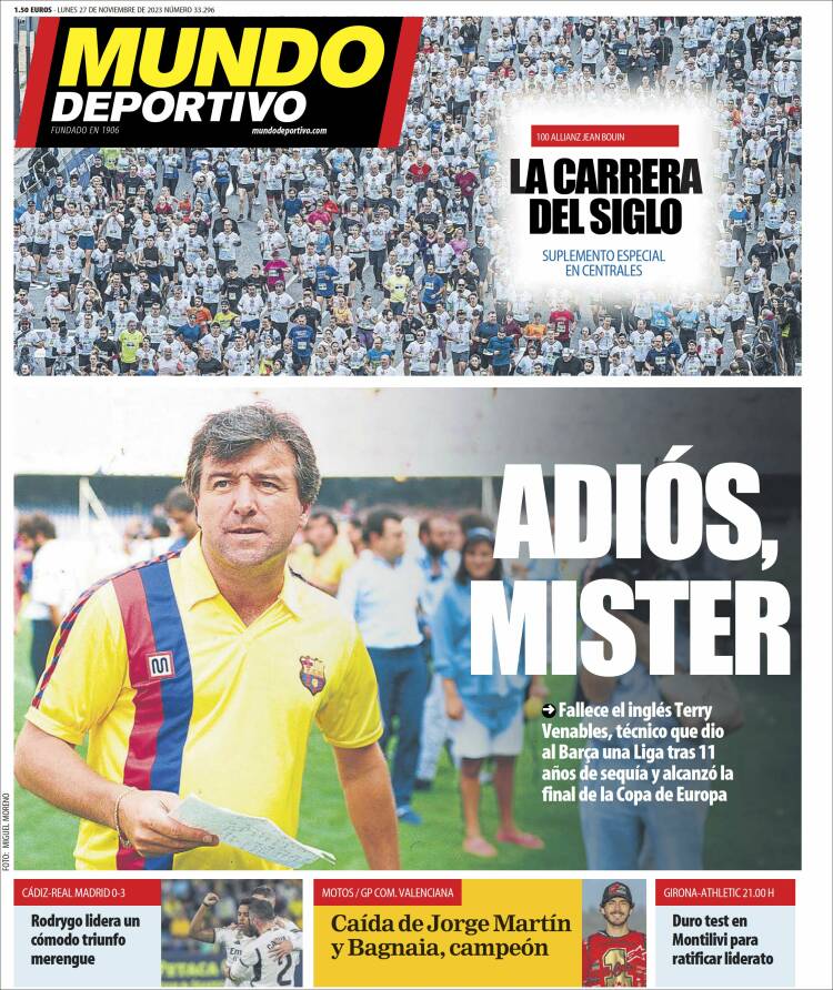 Portada de El Mundo Deportivo (España)
