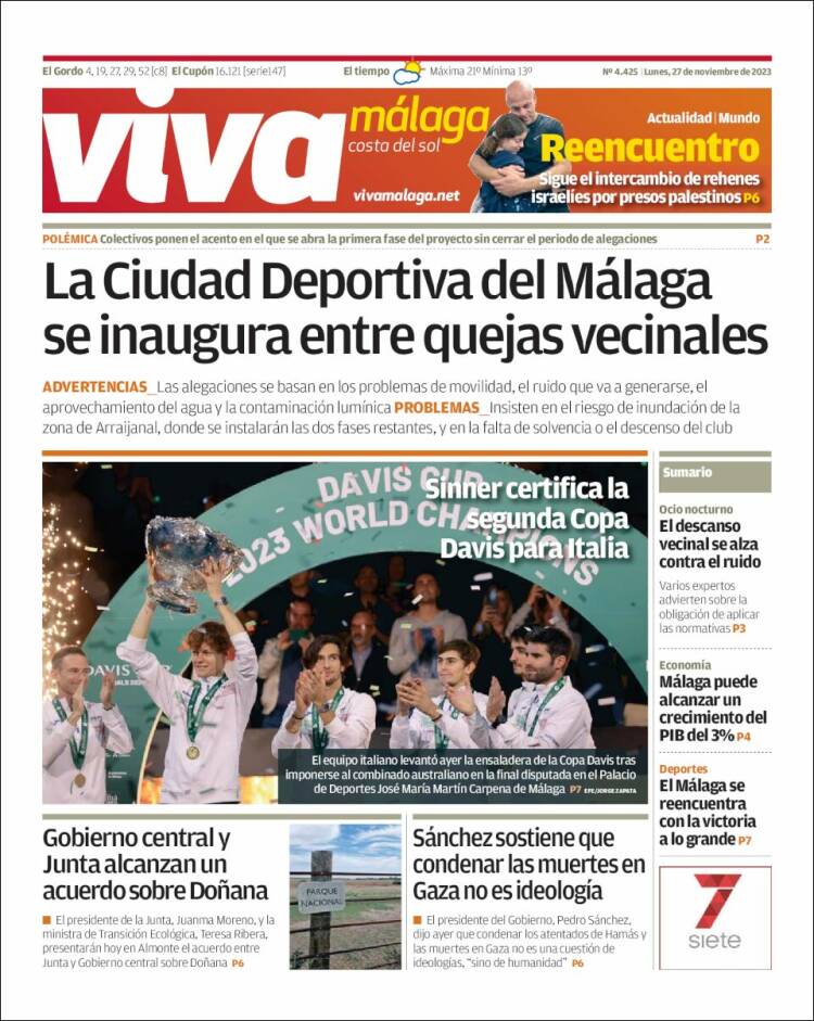 Portada de Viva Málaga (España)
