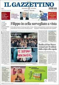 Portada de Il Gazzettino (Italie)