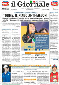 Portada de il Giornale (Italie)