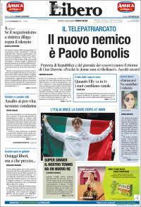 Portada de Libero (Italie)