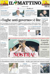 Portada de Il Mattino (Italie)