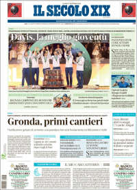 Portada de Il Secolo XIX (Italie)