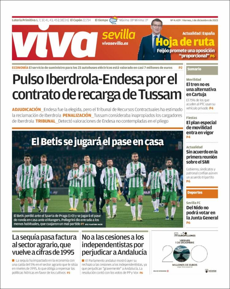 Portada de Viva Sevilla (España)