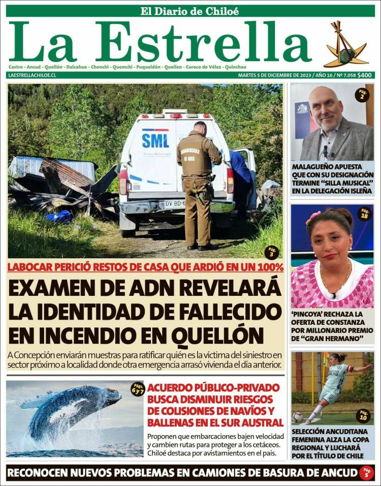 Portada de Estrella de Chiloé (Chile)